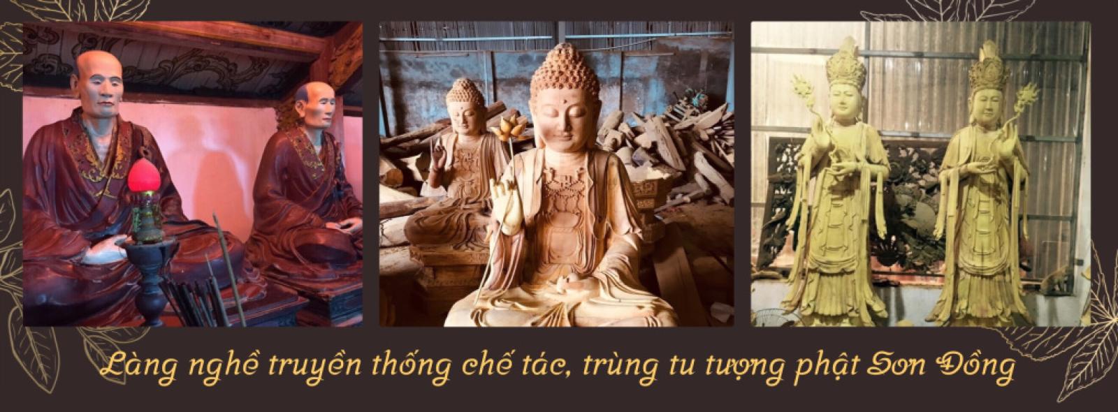 Tượng phật Làng nghề Sơn Đồng