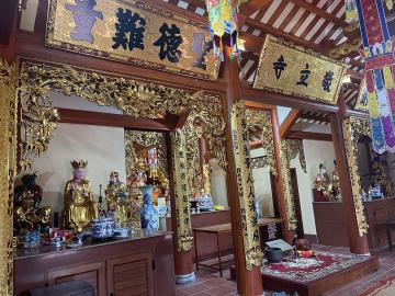 Bộ hoành phi câu đối, cửa võng cho nhà thờ họ