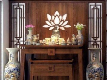 Mẫu bàn thờ chung cư 3