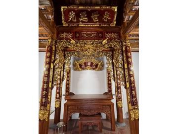 Cửa võng mai điểu - Đồ thờ Thông Hồng
