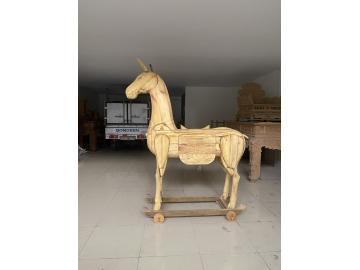 Ngựa gỗ thờ - Tượng ông ngựa thờ