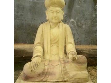 Tượng thờ mẫu gỗ Mít sơn son thếp vàng