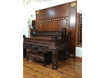 Sập thờ gia tiên đẹp, gỗ Mít, Gụ, Dổi, Lim