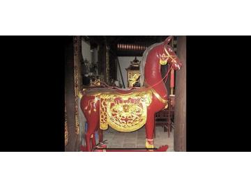 Ngựa gỗ thờ - Tượng ông ngựa thờ