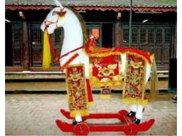 Ngựa gỗ thờ - Tượng ông ngựa thờ