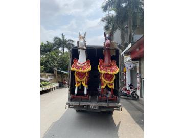 Ngựa gỗ thờ - Tượng ông ngựa thờ