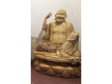 Chế tác tượng la hán (đủ 18 vị) bởi nghệ nhân Sơn Đồng