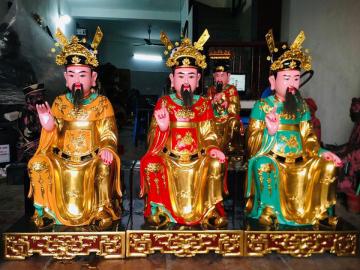 Chế tác bộ tượng phật Ngọc Hoàng - Nam Tào - Bắc Đẩu