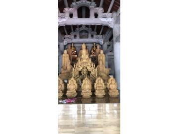 Tượng Văn Thù Phổ Hiền Bồ Tát