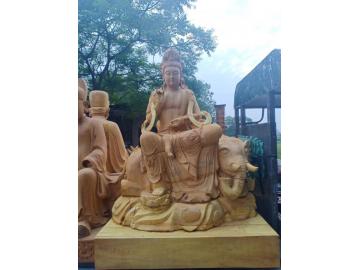 Tượng Văn Thù Phổ Hiền Bồ Tát