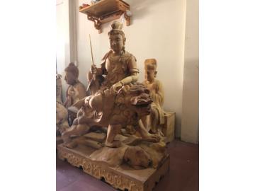 Tượng Văn Thù Phổ Hiền Bồ Tát