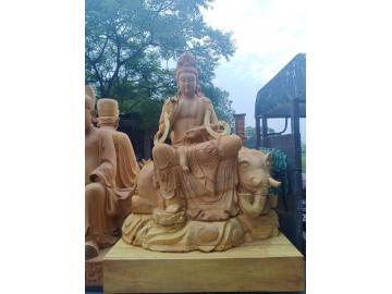 Tượng Văn Thù Phổ Hiền Bồ Tát