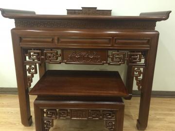 Thiết kế và đóng bàn án gian thờ tổ nhị cấp, tam cấp