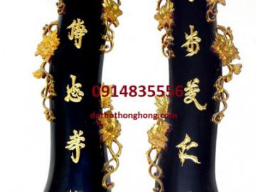Mẫu Câu đối thờ hình quả bầu 3