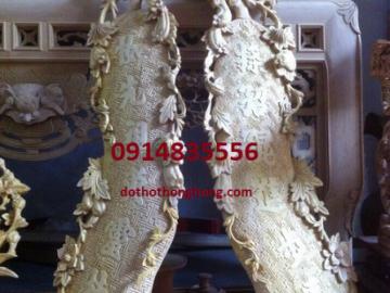 Mẫu Câu đối thờ hình quả bầu 