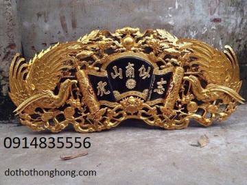 Cung cấp bức đại tự hoành phi thếp vàng, thếp bạc loại 1