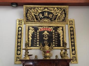 Bộ Hoành - Đối - Liễn nhà thờ họ