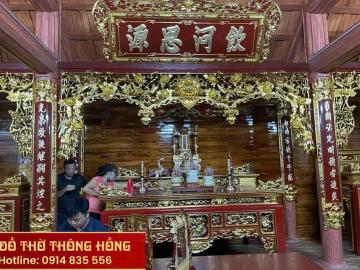 Cách treo hoành phi câu đối đúng chuẩn trong đình chùa, nhà thờ và di tích