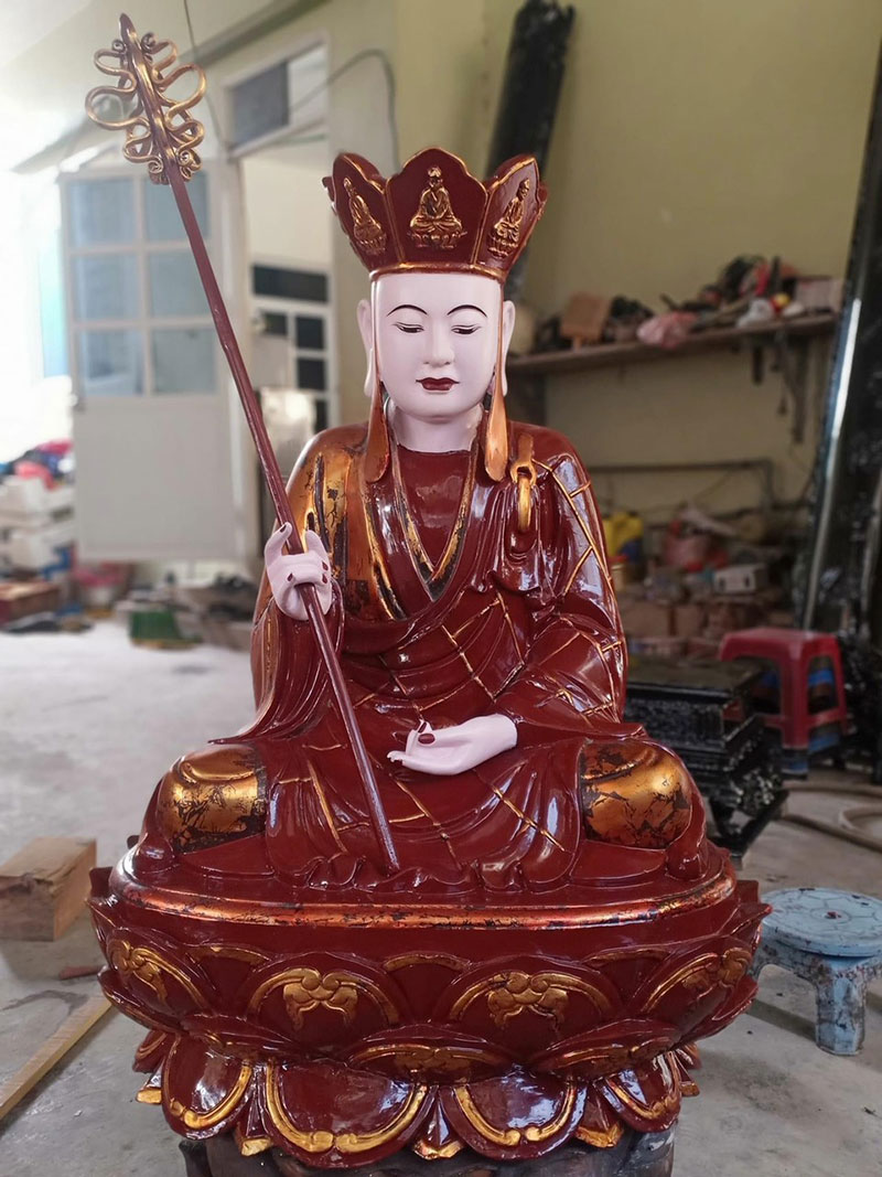 Tượng Địa Tạng Bồ Tát chế tác bởi Đồ thờ Thông Hồng