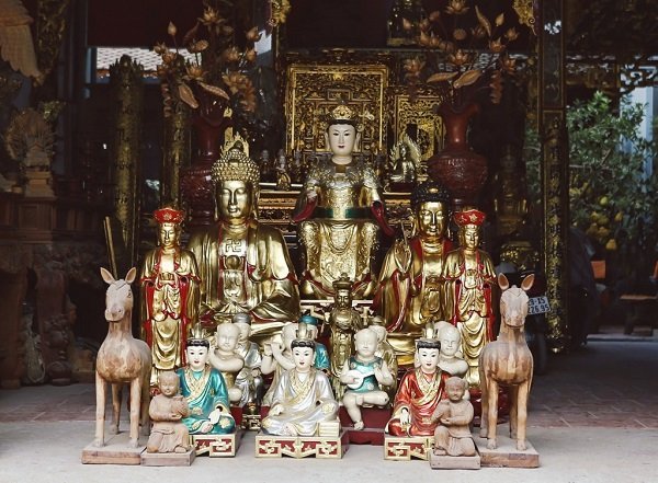 Tượng Phật - Tượng Mẫu nổi tiếng làng nghề Sơn Đồng