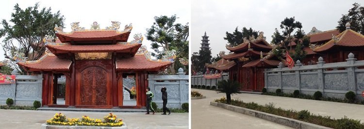 Điện thờ mang tên “Việt Nam Trần Triều Điện"