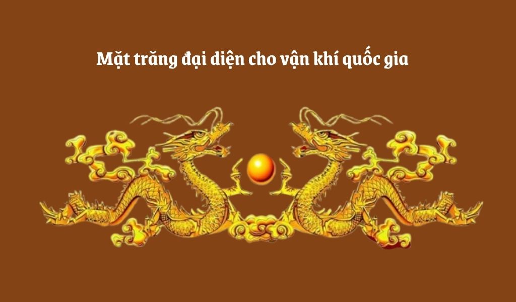 Lưỡng long chầu nguyệt mặt trăng