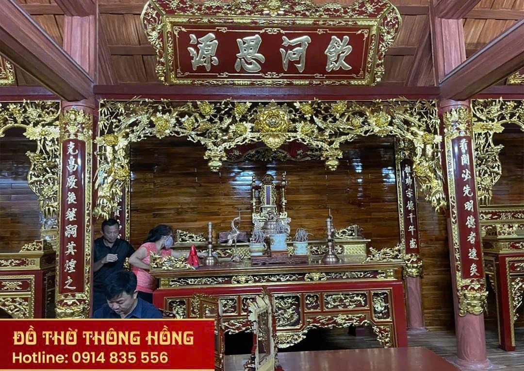Cách treo hoành phi câu đối